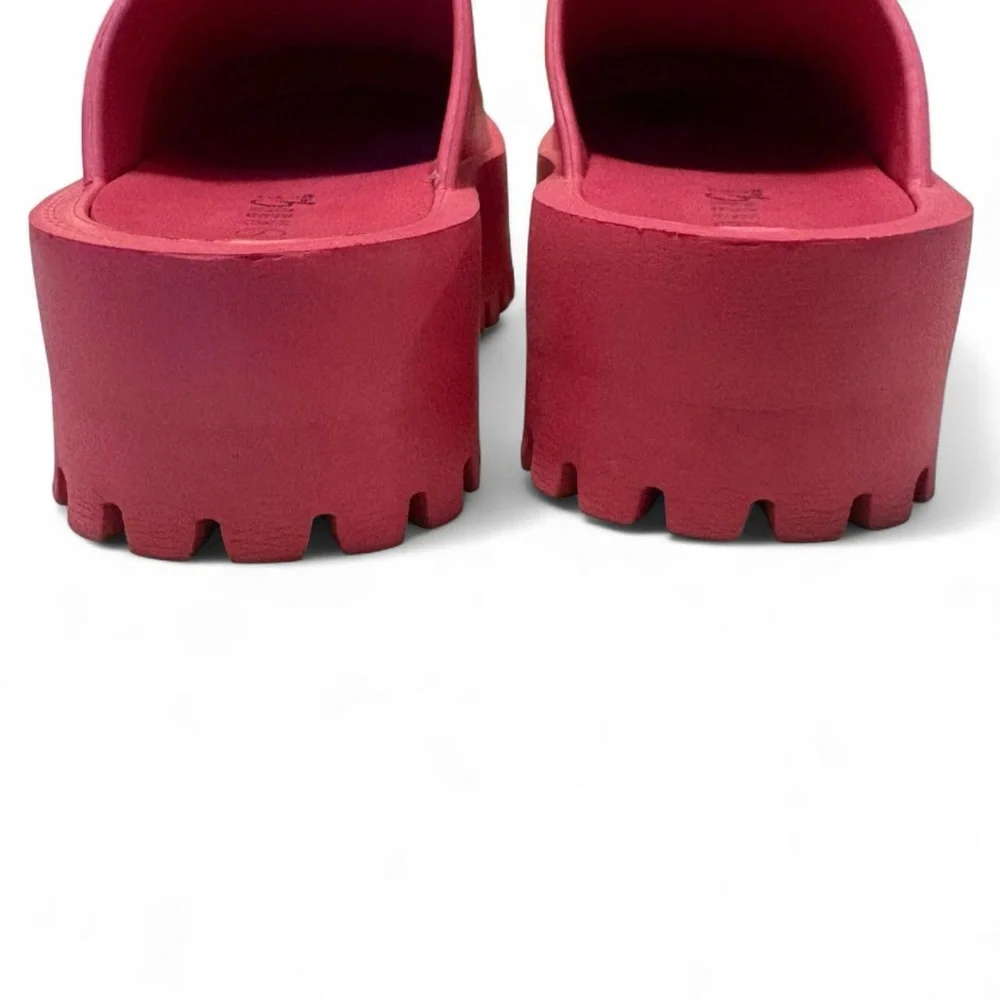 Pink Platform Clogs - Picture 4 of 8
